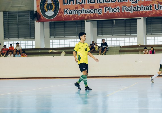 ภาพกิจกรรม  คณะวิทยาศาสตร์และเทคโนโลยี มหาวิทยาลัยราชภัฏกำแพงเพชร เจ้าภาพการแข่งขันกีฬามหาวิทยาลัยแห่งประเทศไทย ครั้งที่ 50 รอบคัดเลือก เขตภาคเหนือ ประเภทกีฬาฟุตซอล