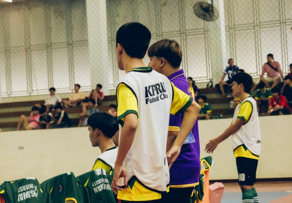 ภาพกิจกรรม  คณะวิทยาศาสตร์และเทคโนโลยี มหาวิทยาลัยราชภัฏกำแพงเพชร เจ้าภาพการแข่งขันกีฬามหาวิทยาลัยแห่งประเทศไทย ครั้งที่ 50 รอบคัดเลือก เขตภาคเหนือ ประเภทกีฬาฟุตซอล