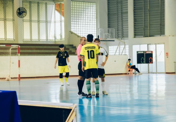 ภาพกิจกรรม  คณะวิทยาศาสตร์และเทคโนโลยี มหาวิทยาลัยราชภัฏกำแพงเพชร เจ้าภาพการแข่งขันกีฬามหาวิทยาลัยแห่งประเทศไทย ครั้งที่ 50 รอบคัดเลือก เขตภาคเหนือ ประเภทกีฬาฟุตซอล