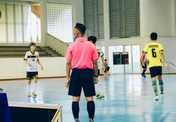 ภาพกิจกรรม  คณะวิทยาศาสตร์และเทคโนโลยี มหาวิทยาลัยราชภัฏกำแพงเพชร เจ้าภาพการแข่งขันกีฬามหาวิทยาลัยแห่งประเทศไทย ครั้งที่ 50 รอบคัดเลือก เขตภาคเหนือ ประเภทกีฬาฟุตซอล