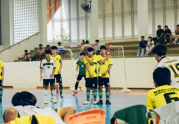 ภาพกิจกรรม  คณะวิทยาศาสตร์และเทคโนโลยี มหาวิทยาลัยราชภัฏกำแพงเพชร เจ้าภาพการแข่งขันกีฬามหาวิทยาลัยแห่งประเทศไทย ครั้งที่ 50 รอบคัดเลือก เขตภาคเหนือ ประเภทกีฬาฟุตซอล