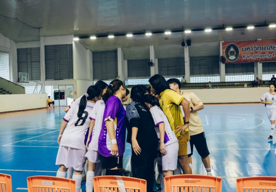 ภาพกิจกรรม  คณะวิทยาศาสตร์และเทคโนโลยี มหาวิทยาลัยราชภัฏกำแพงเพชร เจ้าภาพการแข่งขันกีฬามหาวิทยาลัยแห่งประเทศไทย ครั้งที่ 50 รอบคัดเลือก เขตภาคเหนือ ประเภทกีฬาฟุตซอล