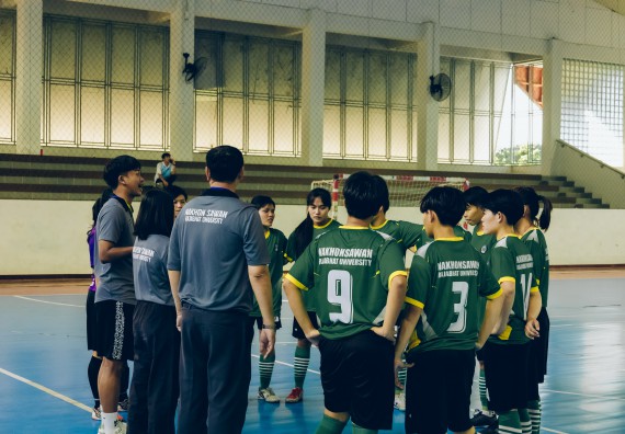 ภาพกิจกรรม  คณะวิทยาศาสตร์และเทคโนโลยี มหาวิทยาลัยราชภัฏกำแพงเพชร เจ้าภาพการแข่งขันกีฬามหาวิทยาลัยแห่งประเทศไทย ครั้งที่ 50 รอบคัดเลือก เขตภาคเหนือ ประเภทกีฬาฟุตซอล