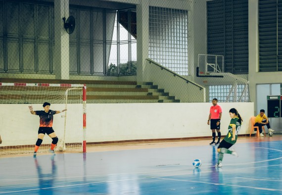 ภาพกิจกรรม  คณะวิทยาศาสตร์และเทคโนโลยี มหาวิทยาลัยราชภัฏกำแพงเพชร เจ้าภาพการแข่งขันกีฬามหาวิทยาลัยแห่งประเทศไทย ครั้งที่ 50 รอบคัดเลือก เขตภาคเหนือ ประเภทกีฬาฟุตซอล