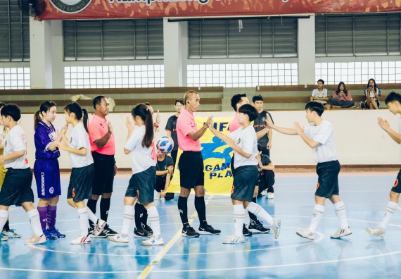 ภาพกิจกรรม  คณะวิทยาศาสตร์และเทคโนโลยี มหาวิทยาลัยราชภัฏกำแพงเพชร เจ้าภาพการแข่งขันกีฬามหาวิทยาลัยแห่งประเทศไทย ครั้งที่ 50 รอบคัดเลือก เขตภาคเหนือ ประเภทกีฬาฟุตซอล