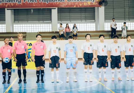 ภาพกิจกรรม  คณะวิทยาศาสตร์และเทคโนโลยี มหาวิทยาลัยราชภัฏกำแพงเพชร เจ้าภาพการแข่งขันกีฬามหาวิทยาลัยแห่งประเทศไทย ครั้งที่ 50 รอบคัดเลือก เขตภาคเหนือ ประเภทกีฬาฟุตซอล