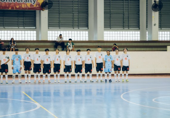 ภาพกิจกรรม  คณะวิทยาศาสตร์และเทคโนโลยี มหาวิทยาลัยราชภัฏกำแพงเพชร เจ้าภาพการแข่งขันกีฬามหาวิทยาลัยแห่งประเทศไทย ครั้งที่ 50 รอบคัดเลือก เขตภาคเหนือ ประเภทกีฬาฟุตซอล