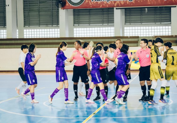 ภาพกิจกรรม  คณะวิทยาศาสตร์และเทคโนโลยี มหาวิทยาลัยราชภัฏกำแพงเพชร เจ้าภาพการแข่งขันกีฬามหาวิทยาลัยแห่งประเทศไทย ครั้งที่ 50 รอบคัดเลือก เขตภาคเหนือ ประเภทกีฬาฟุตซอล