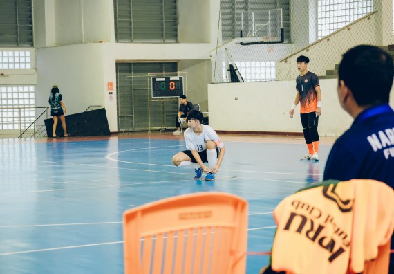 ภาพกิจกรรม  คณะวิทยาศาสตร์และเทคโนโลยี มหาวิทยาลัยราชภัฏกำแพงเพชร เจ้าภาพการแข่งขันกีฬามหาวิทยาลัยแห่งประเทศไทย ครั้งที่ 50 รอบคัดเลือก เขตภาคเหนือ ประเภทกีฬาฟุตซอล