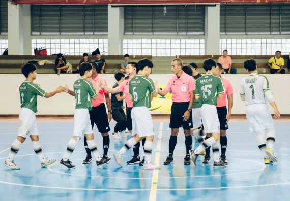 ภาพกิจกรรม  คณะวิทยาศาสตร์และเทคโนโลยี มหาวิทยาลัยราชภัฏกำแพงเพชร เจ้าภาพการแข่งขันกีฬามหาวิทยาลัยแห่งประเทศไทย ครั้งที่ 50 รอบคัดเลือก เขตภาคเหนือ ประเภทกีฬาฟุตซอล