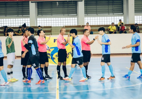 ภาพกิจกรรม  คณะวิทยาศาสตร์และเทคโนโลยี มหาวิทยาลัยราชภัฏกำแพงเพชร เจ้าภาพการแข่งขันกีฬามหาวิทยาลัยแห่งประเทศไทย ครั้งที่ 50 รอบคัดเลือก เขตภาคเหนือ ประเภทกีฬาฟุตซอล