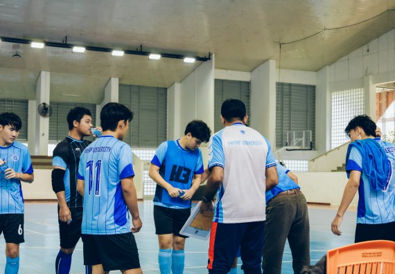 ภาพกิจกรรม  คณะวิทยาศาสตร์และเทคโนโลยี มหาวิทยาลัยราชภัฏกำแพงเพชร เจ้าภาพการแข่งขันกีฬามหาวิทยาลัยแห่งประเทศไทย ครั้งที่ 50 รอบคัดเลือก เขตภาคเหนือ ประเภทกีฬาฟุตซอล