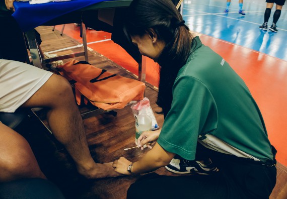 ภาพกิจกรรม  คณะวิทยาศาสตร์และเทคโนโลยี มหาวิทยาลัยราชภัฏกำแพงเพชร เจ้าภาพการแข่งขันกีฬามหาวิทยาลัยแห่งประเทศไทย ครั้งที่ 50 รอบคัดเลือก เขตภาคเหนือ ประเภทกีฬาฟุตซอล