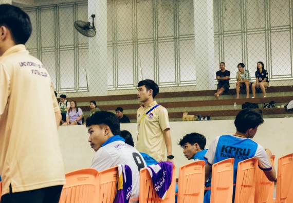 ภาพกิจกรรม  คณะวิทยาศาสตร์และเทคโนโลยี มหาวิทยาลัยราชภัฏกำแพงเพชร เจ้าภาพการแข่งขันกีฬามหาวิทยาลัยแห่งประเทศไทย ครั้งที่ 50 รอบคัดเลือก เขตภาคเหนือ ประเภทกีฬาฟุตซอล