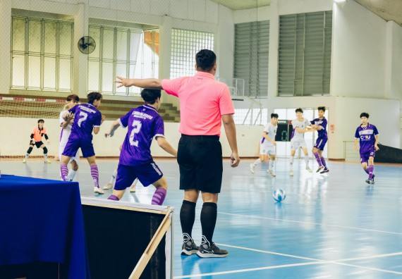 ภาพกิจกรรม  คณะวิทยาศาสตร์และเทคโนโลยี มหาวิทยาลัยราชภัฏกำแพงเพชร เจ้าภาพการแข่งขันกีฬามหาวิทยาลัยแห่งประเทศไทย ครั้งที่ 50 รอบคัดเลือก เขตภาคเหนือ ประเภทกีฬาฟุตซอล