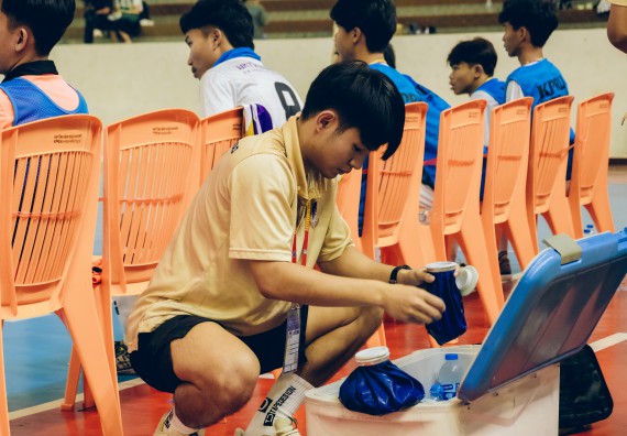 ภาพกิจกรรม  คณะวิทยาศาสตร์และเทคโนโลยี มหาวิทยาลัยราชภัฏกำแพงเพชร เจ้าภาพการแข่งขันกีฬามหาวิทยาลัยแห่งประเทศไทย ครั้งที่ 50 รอบคัดเลือก เขตภาคเหนือ ประเภทกีฬาฟุตซอล