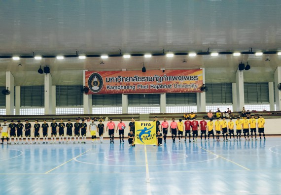 ภาพกิจกรรม  คณะวิทยาศาสตร์และเทคโนโลยี มหาวิทยาลัยราชภัฏกำแพงเพชร เจ้าภาพการแข่งขันกีฬามหาวิทยาลัยแห่งประเทศไทย ครั้งที่ 50 รอบคัดเลือก เขตภาคเหนือ ประเภทกีฬาฟุตซอล