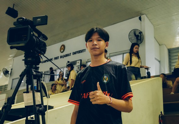 ภาพกิจกรรม  คณะวิทยาศาสตร์และเทคโนโลยี มหาวิทยาลัยราชภัฏกำแพงเพชร เจ้าภาพการแข่งขันกีฬามหาวิทยาลัยแห่งประเทศไทย ครั้งที่ 50 รอบคัดเลือก เขตภาคเหนือ ประเภทกีฬาฟุตซอล