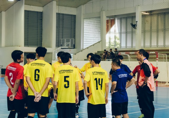 ภาพกิจกรรม  คณะวิทยาศาสตร์และเทคโนโลยี มหาวิทยาลัยราชภัฏกำแพงเพชร เจ้าภาพการแข่งขันกีฬามหาวิทยาลัยแห่งประเทศไทย ครั้งที่ 50 รอบคัดเลือก เขตภาคเหนือ ประเภทกีฬาฟุตซอล