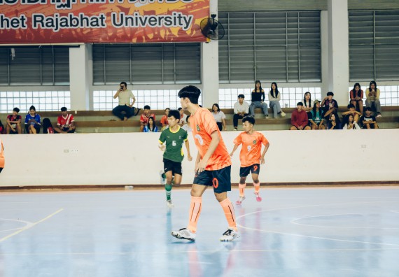 ภาพกิจกรรม  คณะวิทยาศาสตร์และเทคโนโลยี มหาวิทยาลัยราชภัฏกำแพงเพชร เจ้าภาพการแข่งขันกีฬามหาวิทยาลัยแห่งประเทศไทย ครั้งที่ 50 รอบคัดเลือก เขตภาคเหนือ ประเภทกีฬาฟุตซอล