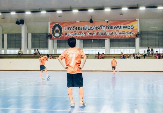 ภาพกิจกรรม  คณะวิทยาศาสตร์และเทคโนโลยี มหาวิทยาลัยราชภัฏกำแพงเพชร เจ้าภาพการแข่งขันกีฬามหาวิทยาลัยแห่งประเทศไทย ครั้งที่ 50 รอบคัดเลือก เขตภาคเหนือ ประเภทกีฬาฟุตซอล