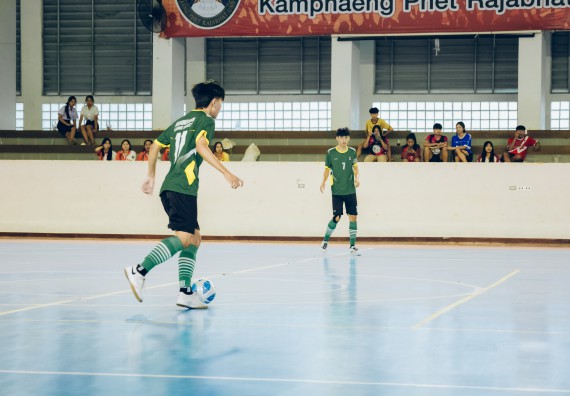 ภาพกิจกรรม  คณะวิทยาศาสตร์และเทคโนโลยี มหาวิทยาลัยราชภัฏกำแพงเพชร เจ้าภาพการแข่งขันกีฬามหาวิทยาลัยแห่งประเทศไทย ครั้งที่ 50 รอบคัดเลือก เขตภาคเหนือ ประเภทกีฬาฟุตซอล