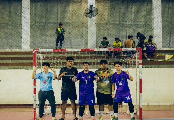 ภาพกิจกรรม  คณะวิทยาศาสตร์และเทคโนโลยี มหาวิทยาลัยราชภัฏกำแพงเพชร เจ้าภาพการแข่งขันกีฬามหาวิทยาลัยแห่งประเทศไทย ครั้งที่ 50 รอบคัดเลือก เขตภาคเหนือ ประเภทกีฬาฟุตซอล