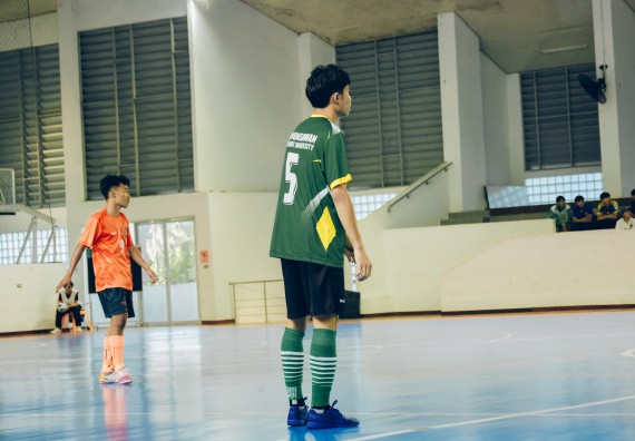 ภาพกิจกรรม  คณะวิทยาศาสตร์และเทคโนโลยี มหาวิทยาลัยราชภัฏกำแพงเพชร เจ้าภาพการแข่งขันกีฬามหาวิทยาลัยแห่งประเทศไทย ครั้งที่ 50 รอบคัดเลือก เขตภาคเหนือ ประเภทกีฬาฟุตซอล