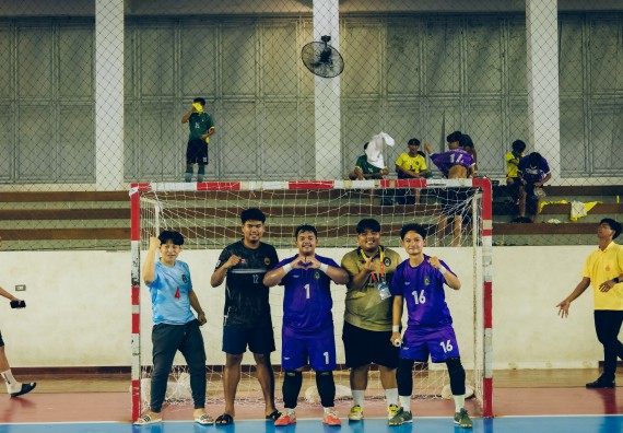 ภาพกิจกรรม  คณะวิทยาศาสตร์และเทคโนโลยี มหาวิทยาลัยราชภัฏกำแพงเพชร เจ้าภาพการแข่งขันกีฬามหาวิทยาลัยแห่งประเทศไทย ครั้งที่ 50 รอบคัดเลือก เขตภาคเหนือ ประเภทกีฬาฟุตซอล
