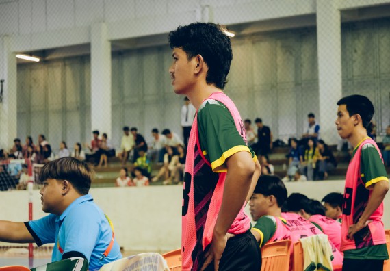 ภาพกิจกรรม  คณะวิทยาศาสตร์และเทคโนโลยี มหาวิทยาลัยราชภัฏกำแพงเพชร เจ้าภาพการแข่งขันกีฬามหาวิทยาลัยแห่งประเทศไทย ครั้งที่ 50 รอบคัดเลือก เขตภาคเหนือ ประเภทกีฬาฟุตซอล