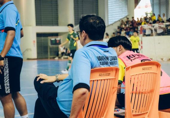 ภาพกิจกรรม  คณะวิทยาศาสตร์และเทคโนโลยี มหาวิทยาลัยราชภัฏกำแพงเพชร เจ้าภาพการแข่งขันกีฬามหาวิทยาลัยแห่งประเทศไทย ครั้งที่ 50 รอบคัดเลือก เขตภาคเหนือ ประเภทกีฬาฟุตซอล