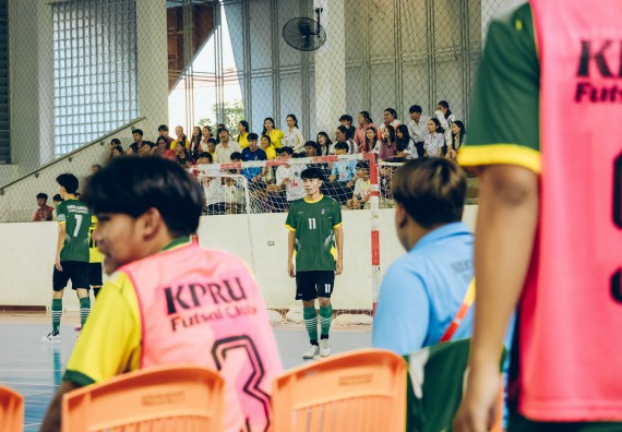 ภาพกิจกรรม  คณะวิทยาศาสตร์และเทคโนโลยี มหาวิทยาลัยราชภัฏกำแพงเพชร เจ้าภาพการแข่งขันกีฬามหาวิทยาลัยแห่งประเทศไทย ครั้งที่ 50 รอบคัดเลือก เขตภาคเหนือ ประเภทกีฬาฟุตซอล