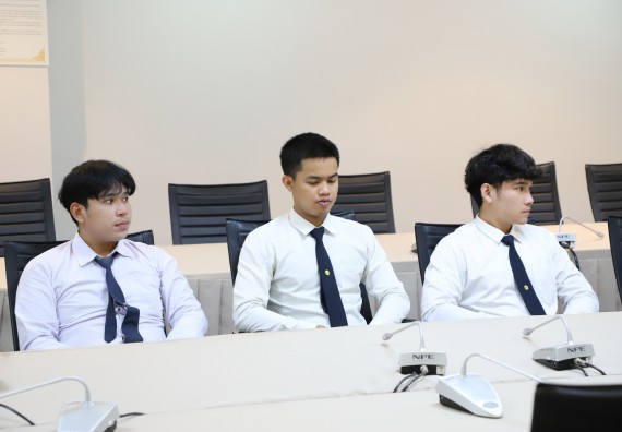 ภาพกิจกรรม หลักสูตรนวัตกรรมและธุรกิจอาหาร คณะวิทยาศาสตร์และเทคโนโลยีมอบทุนการศึกษาแรกเข้าแก่นักศึกษาของหลักสูตร