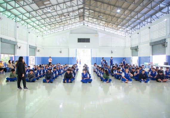 ภาพกิจกรรม  คณะวิทยาศาสตร์และเทคโนโลยี มหาวิทยาลัยราชภัฏกำแพงเพชร จัดกิจกรรมค่ายวิชาการเพื่อพัฒนากำลังคนด้านวิทยาศาสตร์และเทคโนโลยี ปีการศึกษา 2567  โรงเรียนผดุงปัญญา