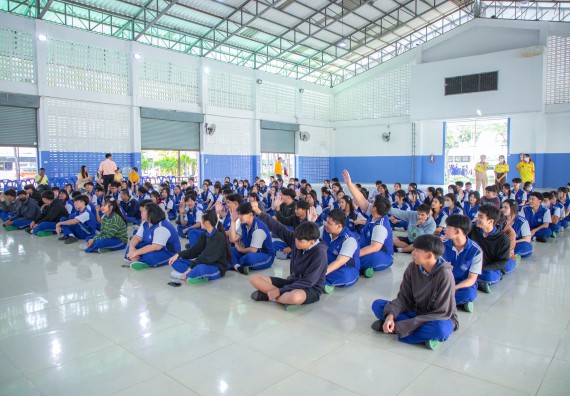 ภาพกิจกรรม  คณะวิทยาศาสตร์และเทคโนโลยี มหาวิทยาลัยราชภัฏกำแพงเพชร จัดกิจกรรมค่ายวิชาการเพื่อพัฒนากำลังคนด้านวิทยาศาสตร์และเทคโนโลยี ปีการศึกษา 2567  โรงเรียนผดุงปัญญา