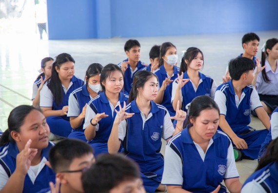 ภาพกิจกรรม  คณะวิทยาศาสตร์และเทคโนโลยี มหาวิทยาลัยราชภัฏกำแพงเพชร จัดกิจกรรมค่ายวิชาการเพื่อพัฒนากำลังคนด้านวิทยาศาสตร์และเทคโนโลยี ปีการศึกษา 2567  โรงเรียนผดุงปัญญา