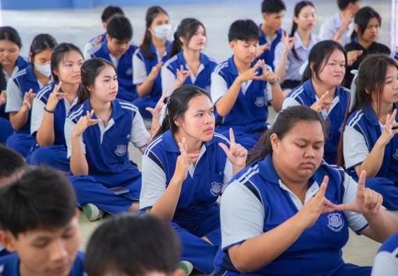 ภาพกิจกรรม  คณะวิทยาศาสตร์และเทคโนโลยี มหาวิทยาลัยราชภัฏกำแพงเพชร จัดกิจกรรมค่ายวิชาการเพื่อพัฒนากำลังคนด้านวิทยาศาสตร์และเทคโนโลยี ปีการศึกษา 2567  โรงเรียนผดุงปัญญา