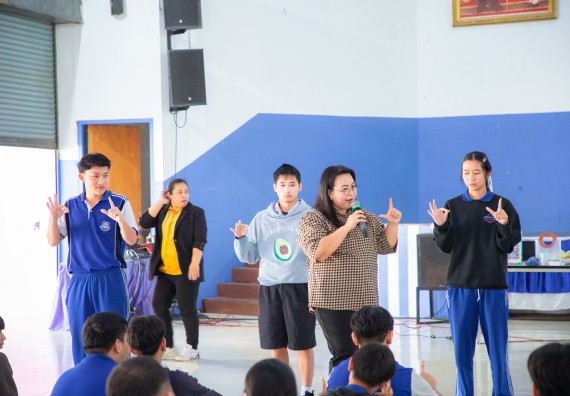 ภาพกิจกรรม  คณะวิทยาศาสตร์และเทคโนโลยี มหาวิทยาลัยราชภัฏกำแพงเพชร จัดกิจกรรมค่ายวิชาการเพื่อพัฒนากำลังคนด้านวิทยาศาสตร์และเทคโนโลยี ปีการศึกษา 2567  โรงเรียนผดุงปัญญา