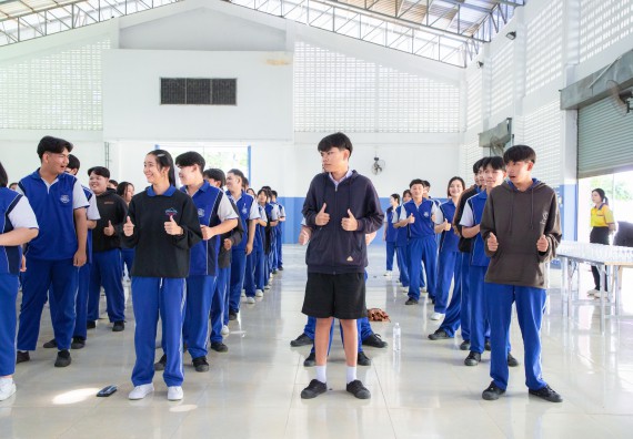 ภาพกิจกรรม  คณะวิทยาศาสตร์และเทคโนโลยี มหาวิทยาลัยราชภัฏกำแพงเพชร จัดกิจกรรมค่ายวิชาการเพื่อพัฒนากำลังคนด้านวิทยาศาสตร์และเทคโนโลยี ปีการศึกษา 2567  โรงเรียนผดุงปัญญา