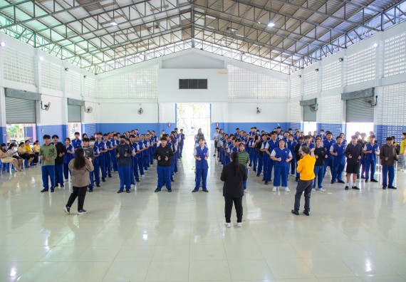 ภาพกิจกรรม  คณะวิทยาศาสตร์และเทคโนโลยี มหาวิทยาลัยราชภัฏกำแพงเพชร จัดกิจกรรมค่ายวิชาการเพื่อพัฒนากำลังคนด้านวิทยาศาสตร์และเทคโนโลยี ปีการศึกษา 2567  โรงเรียนผดุงปัญญา