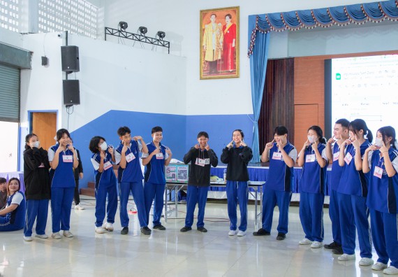 ภาพกิจกรรม  คณะวิทยาศาสตร์และเทคโนโลยี มหาวิทยาลัยราชภัฏกำแพงเพชร จัดกิจกรรมค่ายวิชาการเพื่อพัฒนากำลังคนด้านวิทยาศาสตร์และเทคโนโลยี ปีการศึกษา 2567  โรงเรียนผดุงปัญญา