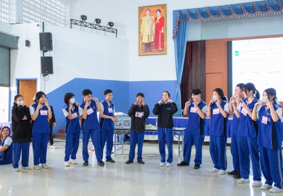 ภาพกิจกรรม  คณะวิทยาศาสตร์และเทคโนโลยี มหาวิทยาลัยราชภัฏกำแพงเพชร จัดกิจกรรมค่ายวิชาการเพื่อพัฒนากำลังคนด้านวิทยาศาสตร์และเทคโนโลยี ปีการศึกษา 2567  โรงเรียนผดุงปัญญา