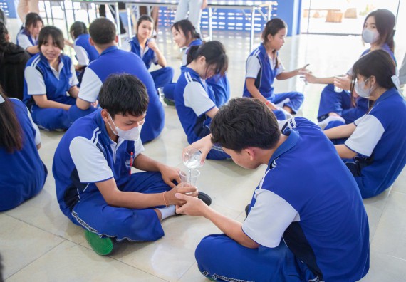 ภาพกิจกรรม  คณะวิทยาศาสตร์และเทคโนโลยี มหาวิทยาลัยราชภัฏกำแพงเพชร จัดกิจกรรมค่ายวิชาการเพื่อพัฒนากำลังคนด้านวิทยาศาสตร์และเทคโนโลยี ปีการศึกษา 2567  โรงเรียนผดุงปัญญา