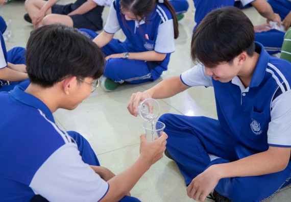 ภาพกิจกรรม  คณะวิทยาศาสตร์และเทคโนโลยี มหาวิทยาลัยราชภัฏกำแพงเพชร จัดกิจกรรมค่ายวิชาการเพื่อพัฒนากำลังคนด้านวิทยาศาสตร์และเทคโนโลยี ปีการศึกษา 2567  โรงเรียนผดุงปัญญา