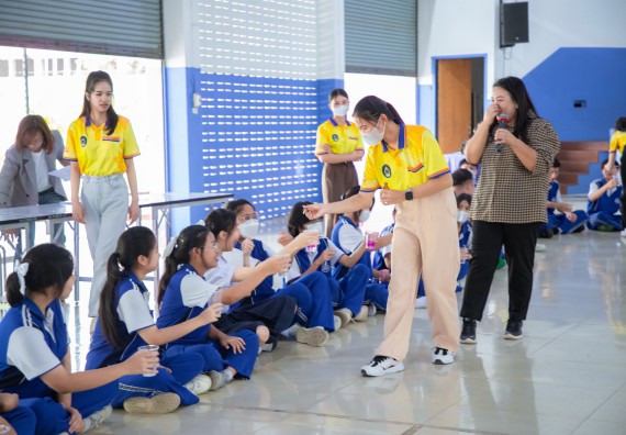 ภาพกิจกรรม  คณะวิทยาศาสตร์และเทคโนโลยี มหาวิทยาลัยราชภัฏกำแพงเพชร จัดกิจกรรมค่ายวิชาการเพื่อพัฒนากำลังคนด้านวิทยาศาสตร์และเทคโนโลยี ปีการศึกษา 2567  โรงเรียนผดุงปัญญา