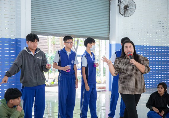 ภาพกิจกรรม  คณะวิทยาศาสตร์และเทคโนโลยี มหาวิทยาลัยราชภัฏกำแพงเพชร จัดกิจกรรมค่ายวิชาการเพื่อพัฒนากำลังคนด้านวิทยาศาสตร์และเทคโนโลยี ปีการศึกษา 2567  โรงเรียนผดุงปัญญา