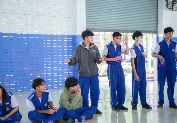 ภาพกิจกรรม  คณะวิทยาศาสตร์และเทคโนโลยี มหาวิทยาลัยราชภัฏกำแพงเพชร จัดกิจกรรมค่ายวิชาการเพื่อพัฒนากำลังคนด้านวิทยาศาสตร์และเทคโนโลยี ปีการศึกษา 2567  โรงเรียนผดุงปัญญา