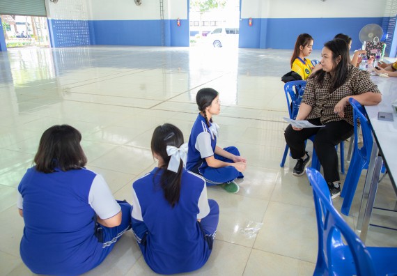 ภาพกิจกรรม  คณะวิทยาศาสตร์และเทคโนโลยี มหาวิทยาลัยราชภัฏกำแพงเพชร จัดกิจกรรมค่ายวิชาการเพื่อพัฒนากำลังคนด้านวิทยาศาสตร์และเทคโนโลยี ปีการศึกษา 2567  โรงเรียนผดุงปัญญา