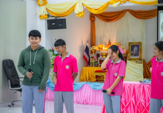 ภาพกิจกรรม  คณะวิทยาศาสตร์และเทคโนโลยี มหาวิทยาลัยราชภัฏกำแพงเพชร จัดกิจกรรมค่ายวิชาการเพื่อพัฒนากำลังคนด้านวิทยาศาสตร์และเทคโนโลยี ปีการศึกษา 2567 โรงเรียนราษฎร์ปรีชาวิทยาคม