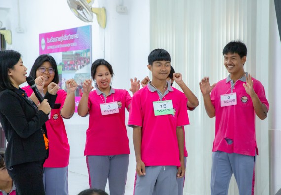 ภาพกิจกรรม  คณะวิทยาศาสตร์และเทคโนโลยี มหาวิทยาลัยราชภัฏกำแพงเพชร จัดกิจกรรมค่ายวิชาการเพื่อพัฒนากำลังคนด้านวิทยาศาสตร์และเทคโนโลยี ปีการศึกษา 2567 โรงเรียนราษฎร์ปรีชาวิทยาคม